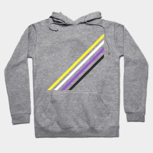 Non Binary Pride Stripes Hoodie